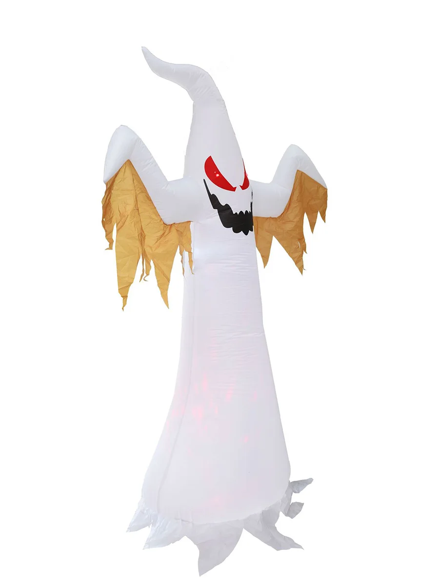 JYZCOS Halloween Led Inflatable Ghost Glowing Horror Decoration Props For Party Carnival