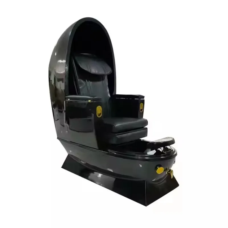 Factory New Design Luxury Base Egg Shape Pedicure Chair Comfortable Foot Spa Massage Furniture With High Quality Materials