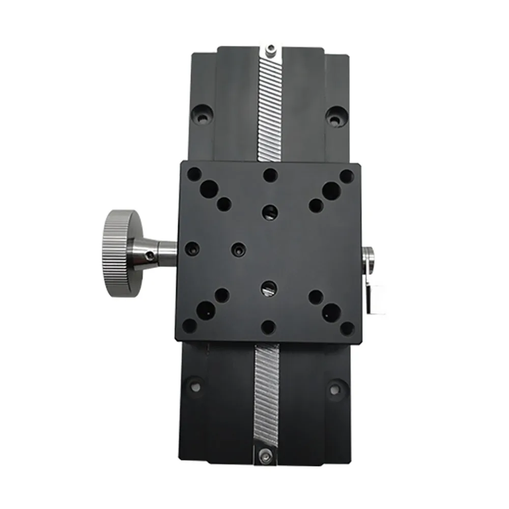 X Axis Long-range Dovetail Trimming Slide Dovetail Slide Table Sliding Stage Manual Displacement Platform LWX25 L=50 70 100mm