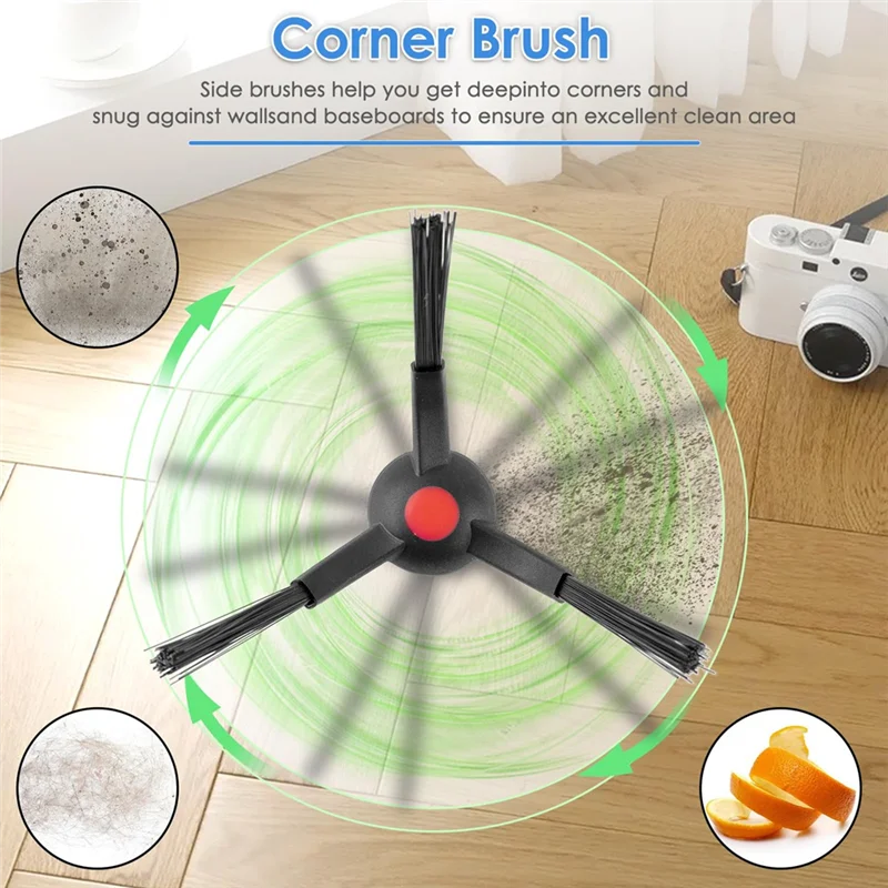 

A29R Запасные части для робота-пылесоса Eufy Omni S1 Pro — роликовые щетки, боковые щетки, роликовые швабры, мешки для пыли, фильтры