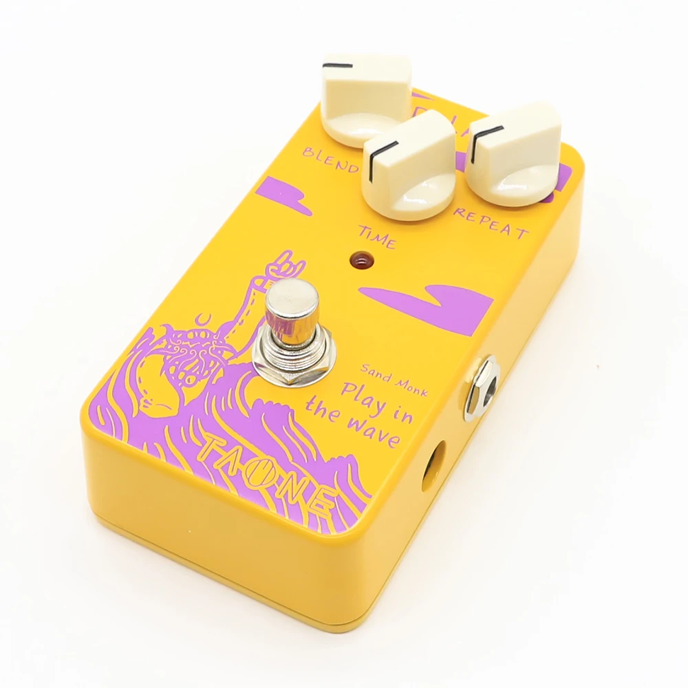 Moen Electric Guitar Pedal Effects Delay Blend Repeat Time Control  Output Input Jack 3PDT True Bypass DC 9V \