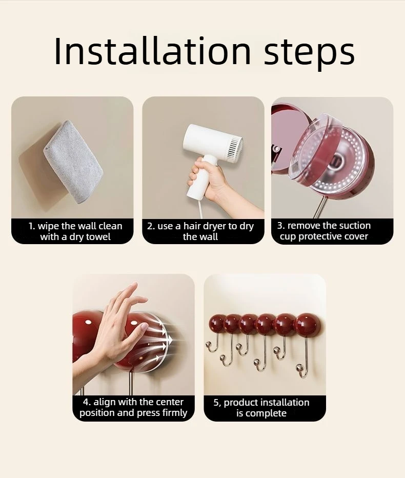 Wall Coat Rack Living Room Adsorption Type Hallstand No Need for Drilling Accessory Hat Racks Entrance Hall Furniture Coat Rack