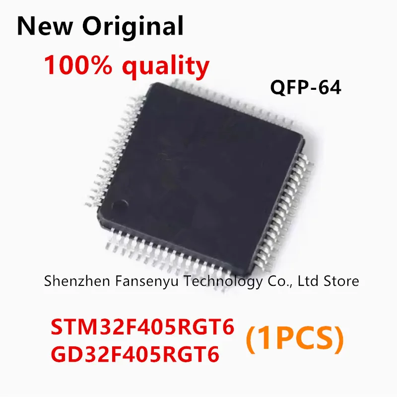 (1piece)100% New STM32F405RGT6 GD32F405RGT6 STM32F405 32F405RGT6 GD32F405 RGT6 QFP-64 Chipset