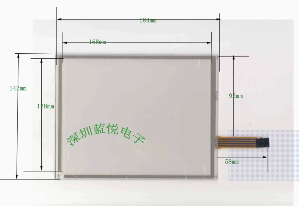 Ecran-tactile-de-navigation-gps-de-8-pouces-equipement-de-controle-industriel-ecran-tactile-anti-interference-cable