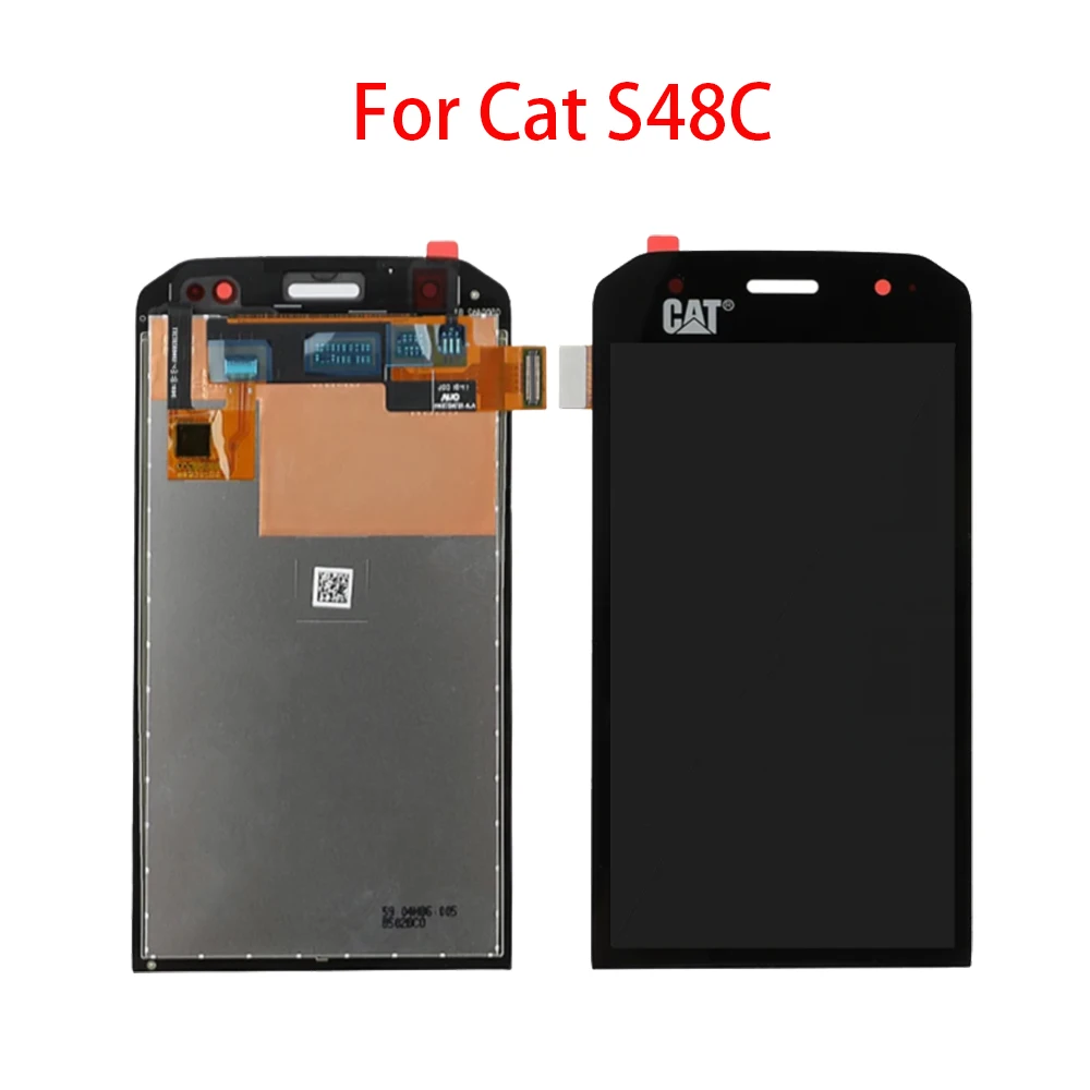 LCD For Caterpillar Cat S31 S32 S41 S42 S52 S53 S60 S61 S75 S48C S62 Pro Display LCD Touch Screen Digitizer Assembly Replacement