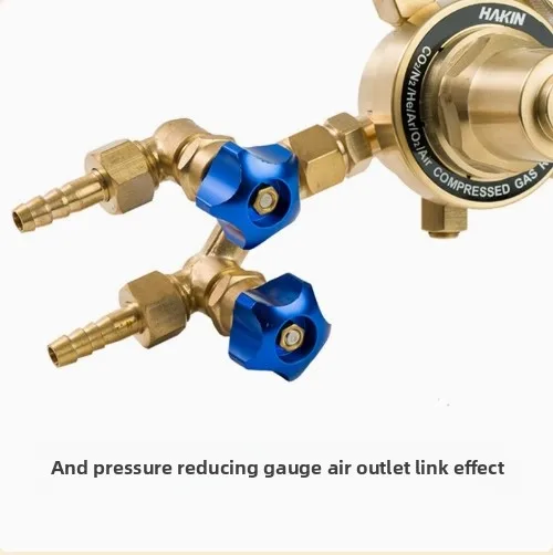 عداد الأكسجين، مقياس الأسيتيلين والبروبان، صمام ثلاثي، مخفض الضغط، انقسام إلى وصلتين، صمام منفصل، واحد إلى اثنين