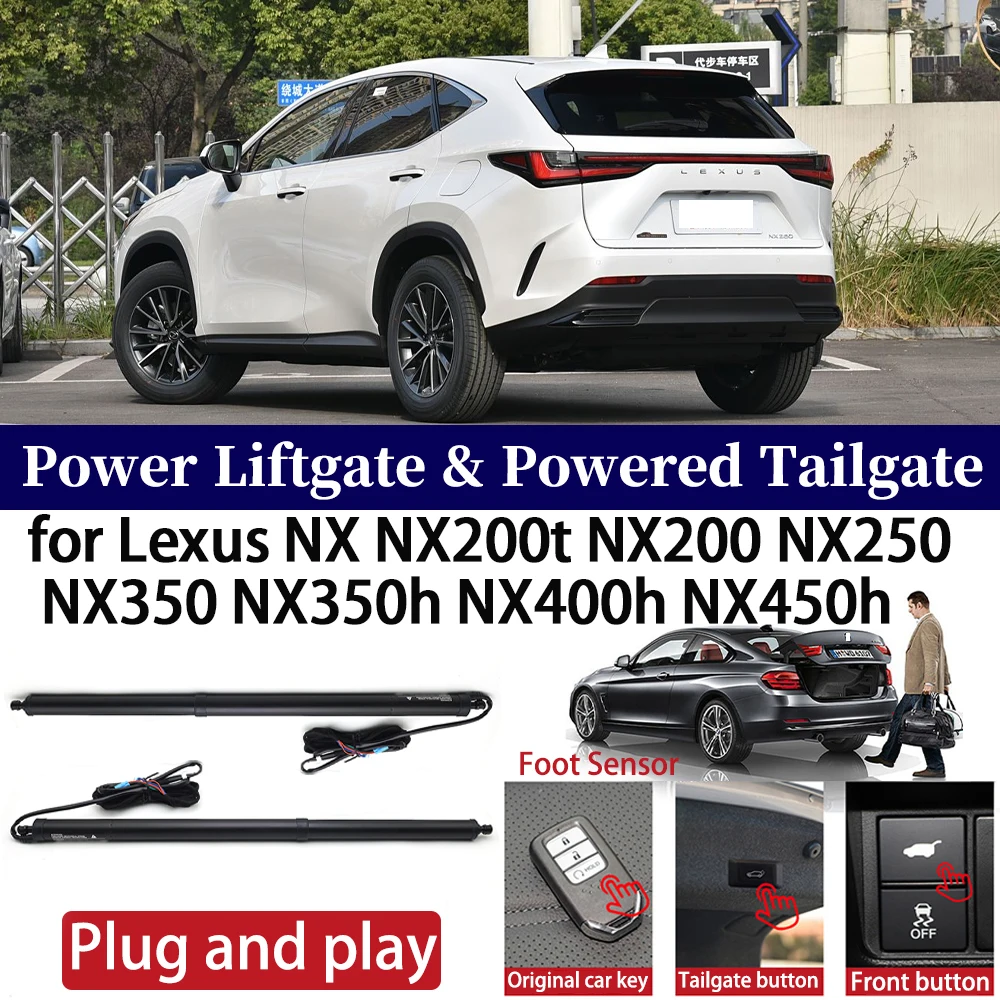 for Lexus NX NX200t NX200 NX250 NX350 NX350h NX400h NX450h Car Power Liftgate Automatic One-Click Vehicle Powered Tailgate Strut