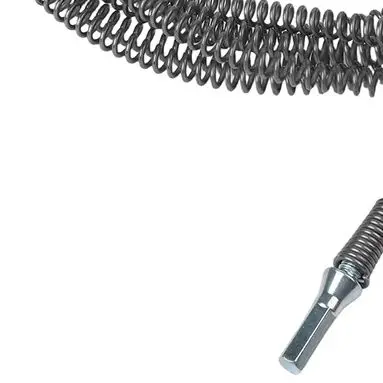 13ft Electric Drill Drain Dredging Spring Pipe Cleaner Sewer Snake Tool For Kitchen Bathroom Bathtub Shower Floor Clogged Remove