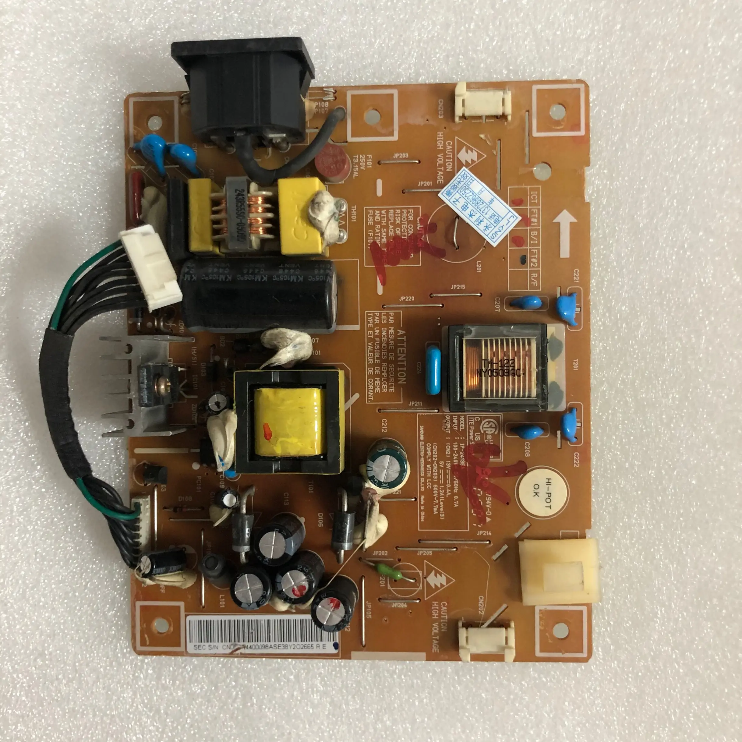 Original 510N 510T power supply board IP-24135A hochdruck bord