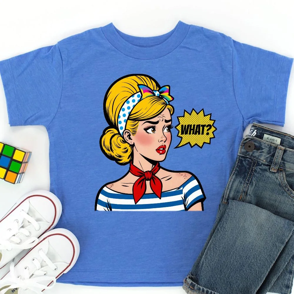 Set of 8 Retro Pop Art Pin-Up Girl Heat Transfer Iron On Stickers, Vintage 50s Woman Cartoon Iron-On Patches for T-Shirt DIY view 4