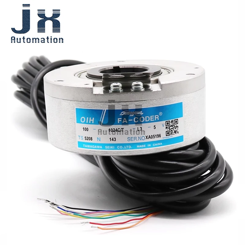 TS5208N143 Photoelektrischer Inkremental-Drehgeber OIH100-1024C/T-L3-5V 1024P/R AB 2-Phasen-Encoder für industrielle Automatisierung