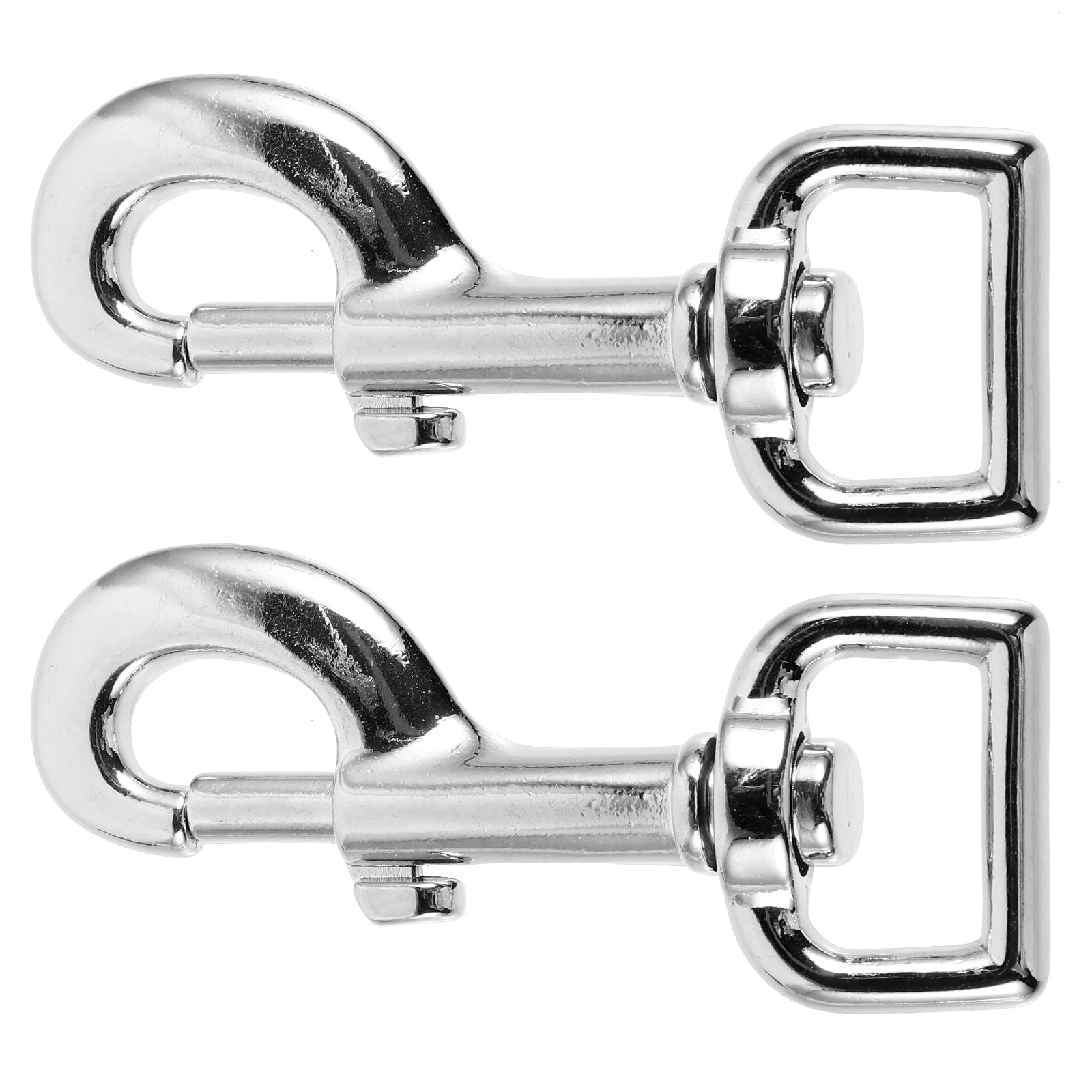 

2Pcs Dog Leash Snap Clips Zinc Alloy Metal Buckle Hooks 360 Degree Swivel Pet Leash Buckle Hooks Pet Restraint Connectors
