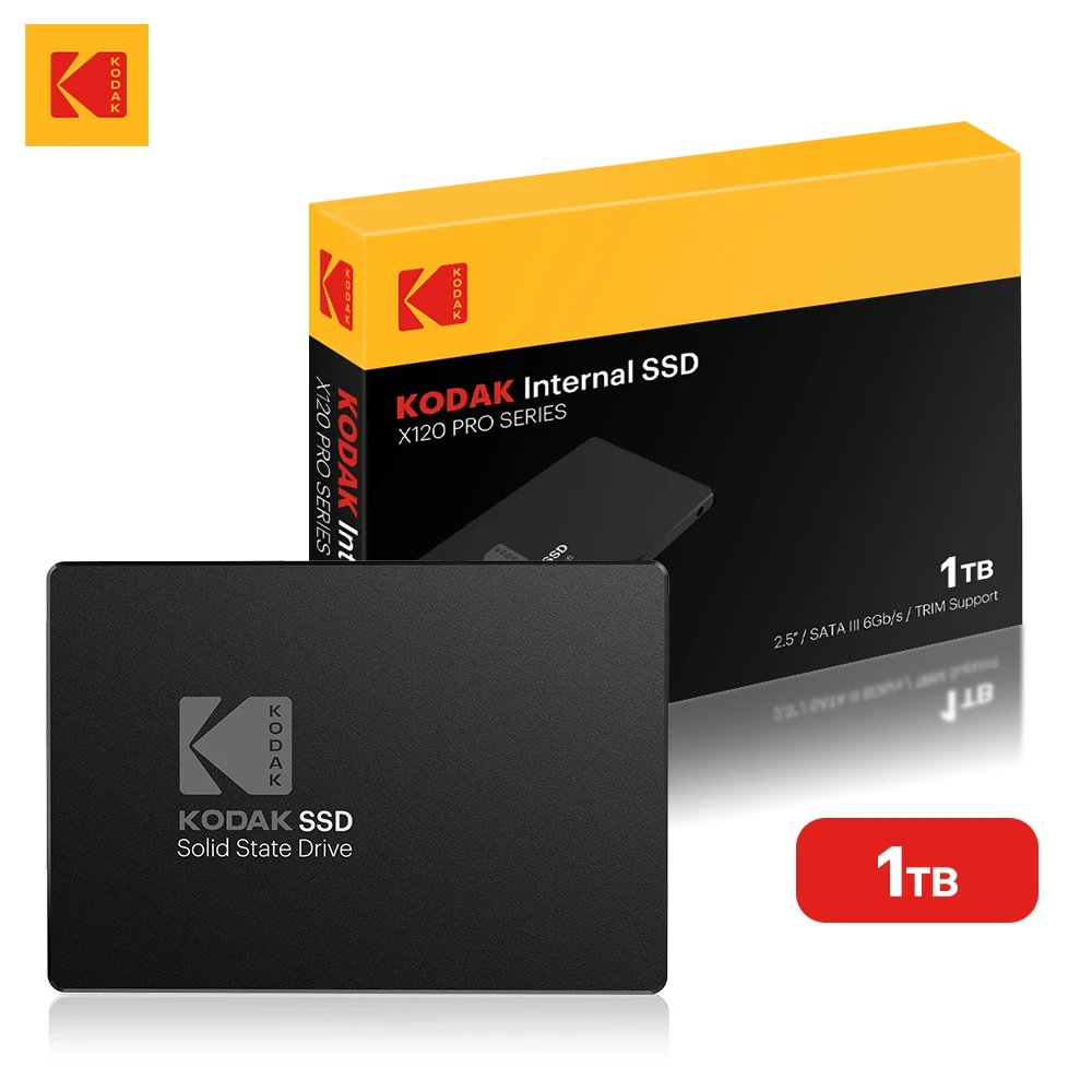 

Kodak Ultra SSD 1T Sata 2.5 Inch Solid Disk High Speed 550Mb/s 512/128/256G HD SATA Disk Internal Hard Drive for Laptop Computer