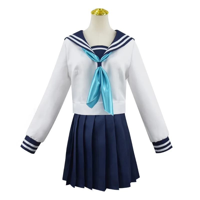 Noko Shikanoko Cosplay Costume Wig Anime My Deer Friend Nokotan Dress School Uniform JK Sailor Skirt Headwear Torako Koshi Women