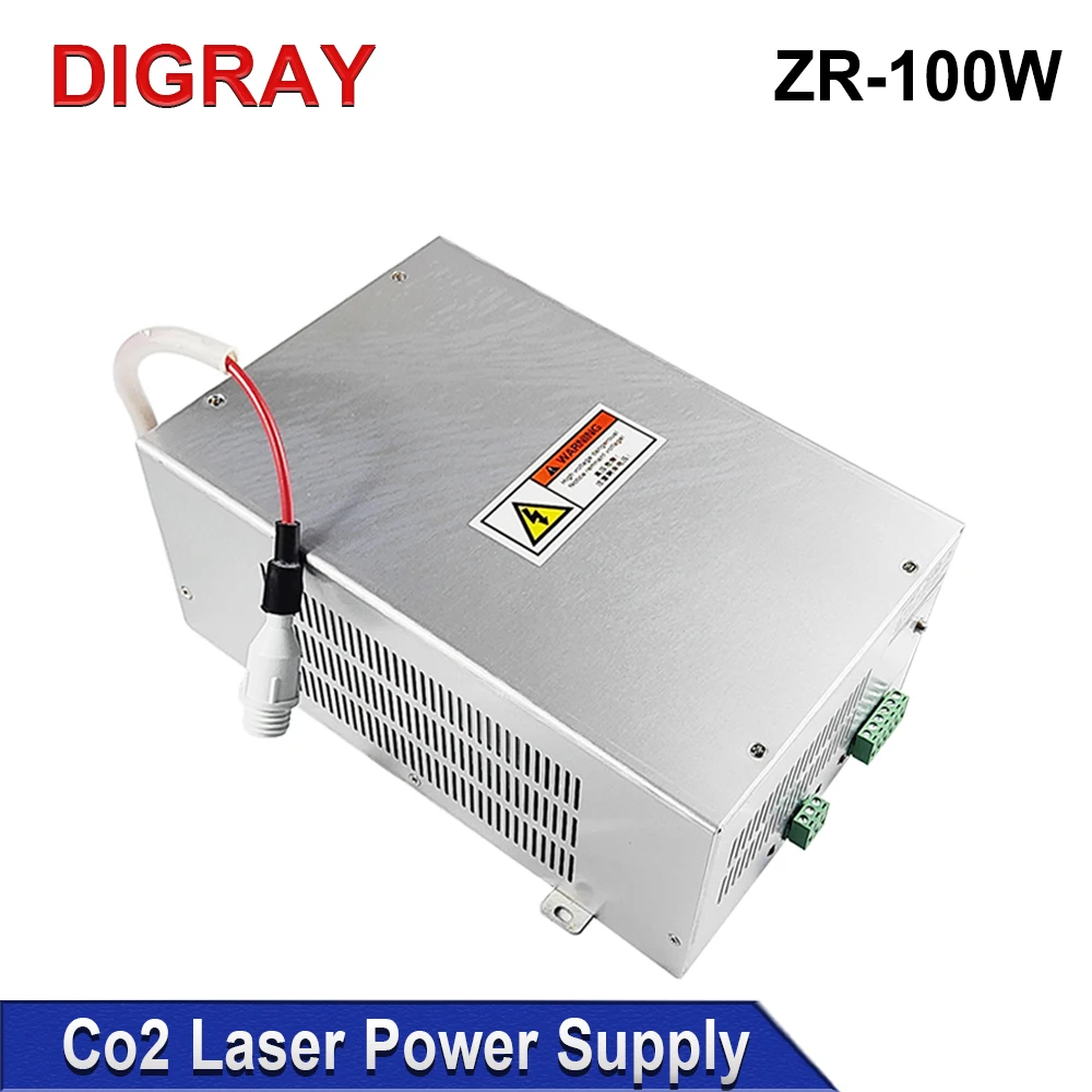 DIGRAY ZRSUNS-100W Laser Power Supply for 80W 100W Co2 Glass Laser Tube Engraving and Cutting Machine 2 Years Warranty.