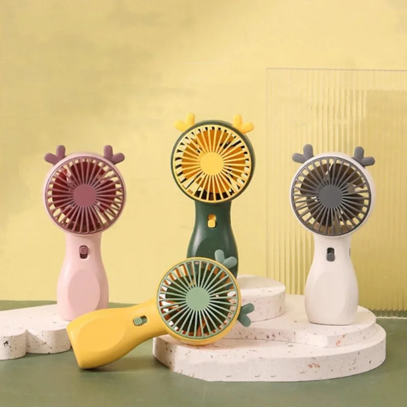ポータブルナイトライトポケットファンハンドヘルドミニファン USB 充電ファン 2 速度調整可能な夏冷却ファン家庭用屋外