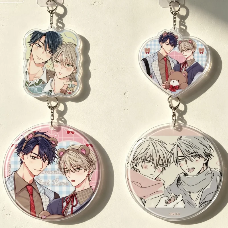 BL Elementary First Love Jin Sasahara Toru Kirayama Acrylic Pendant Keychains Bag Decorations Festivals Gifts