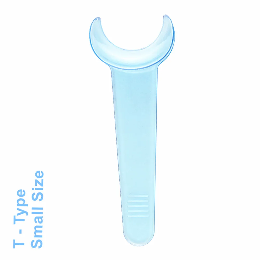 10 Pcs/ Lot Dental Mouth Opener Props T Shape Blue Small Gag Intraoral Cheek Lip Retractor Spreader Oral Care Dentistry Products