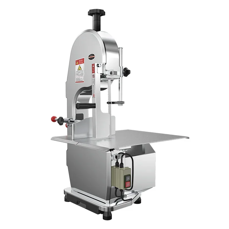 

Commercial Electric Meat Bandsaw, 2200W Stainless Steel Countertop Bone Sawing Machine,0-19CM Cutting Thickness