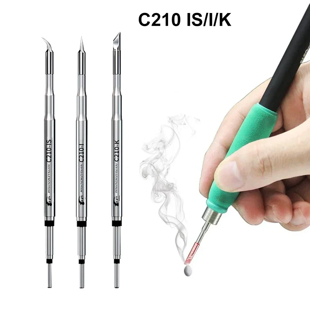 HZY C210/C115 طرف لحام سوبر غرامة OEM سبيكة لحام تلميح لمحطة لحام GVM OSS ميكانيكي T210 T115 المهنية