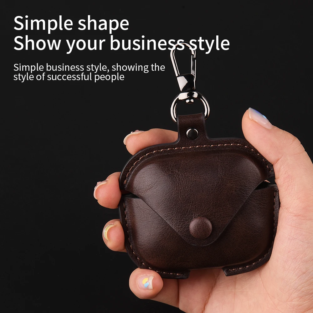 레드미 Buds4 라이트 가죽 비즈니스 이어폰 케이스, 헤드셋 쉘 헤드폰 커버, 레드미 Buds4 프로 Buds5 프로 케이스