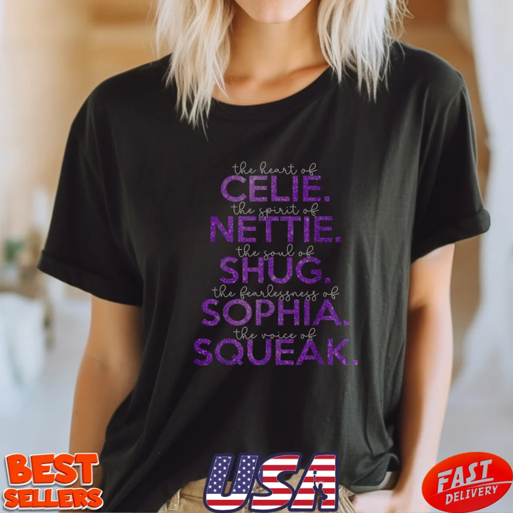 The Color Purple Movie Film Celie Nettie Shug Sophia Squeak T-Shirt