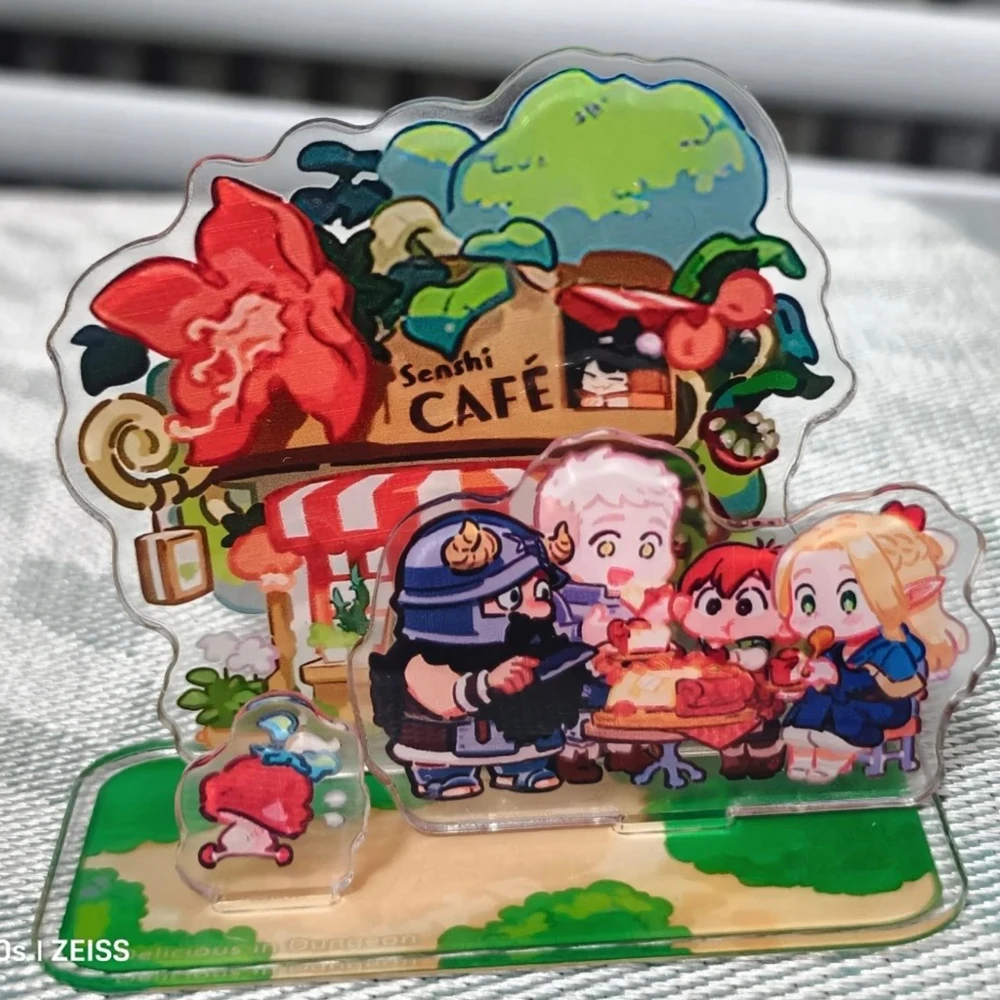 Anime Delicious in Dungeon Laios Touden‌ Marcille Acrylic Stand Anime Peripheral Cute Figure Model Desktop Ornament Collection G image 3