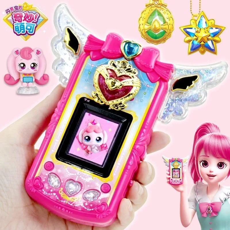 الأصلي الصيد Teenieping تألق جوهرة سلسلة الهاتف المحمول مجموعة لعبة الحديث لطيف قادرة إنتاج مشهد الصوت هدية الكريسماس #2