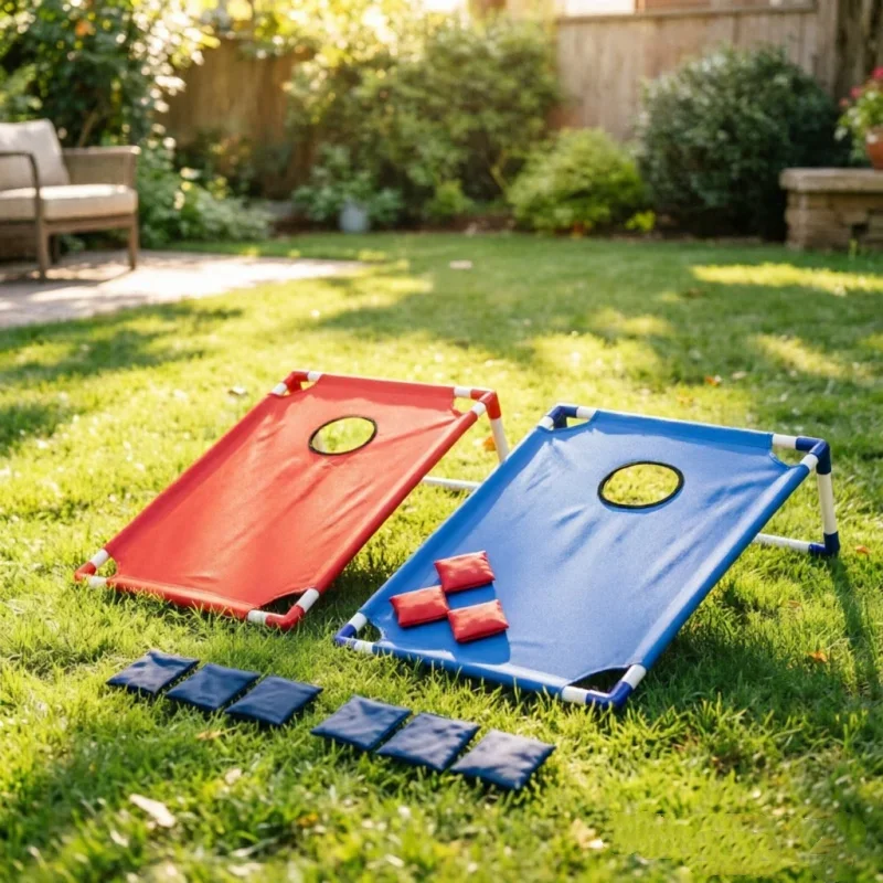 Foldable Sandbag Throwing Game Target Panels Fabric Pouches Included Outdoor Yard Gathering Indoor Group Activity Accessory
