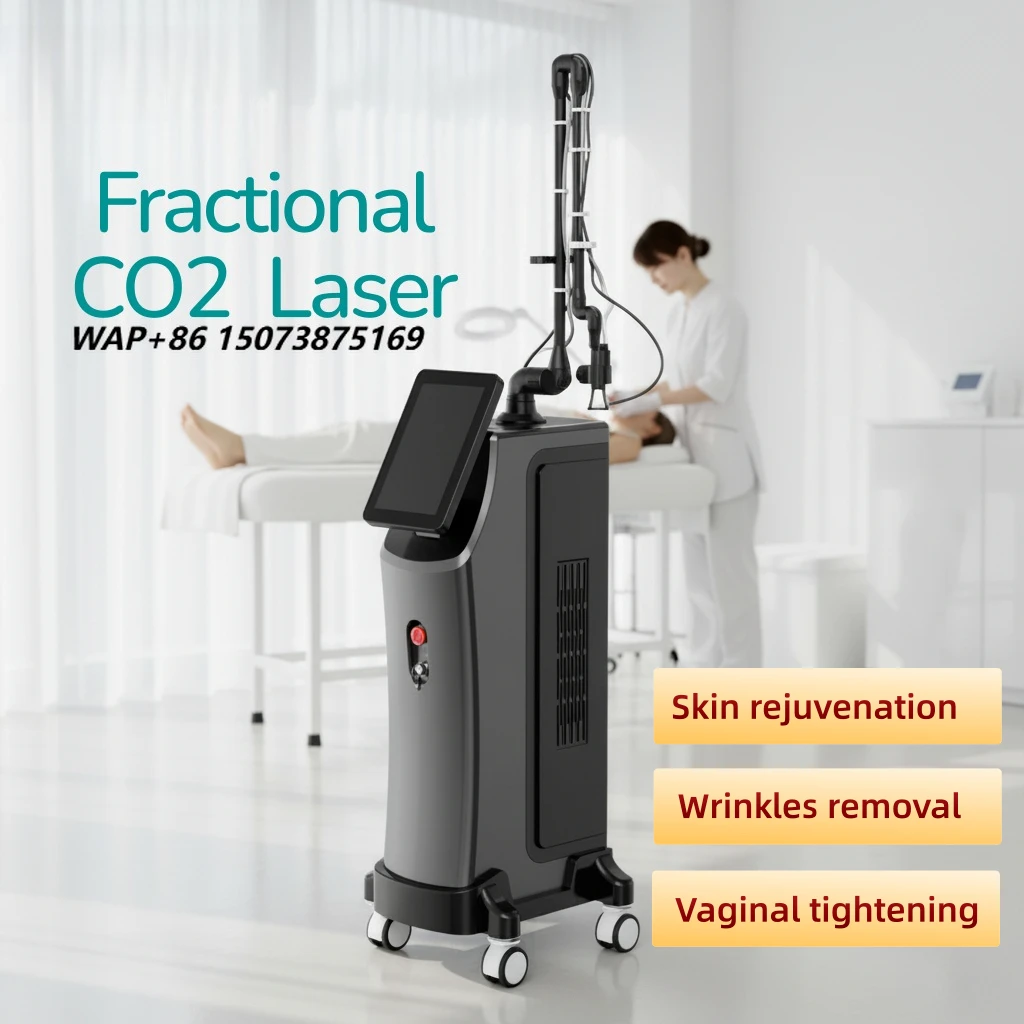 10600nm CO2 Fractional  Machine for  Rejuvenation & Face Treatment Wrinkles Removal Standing US/EU Plug