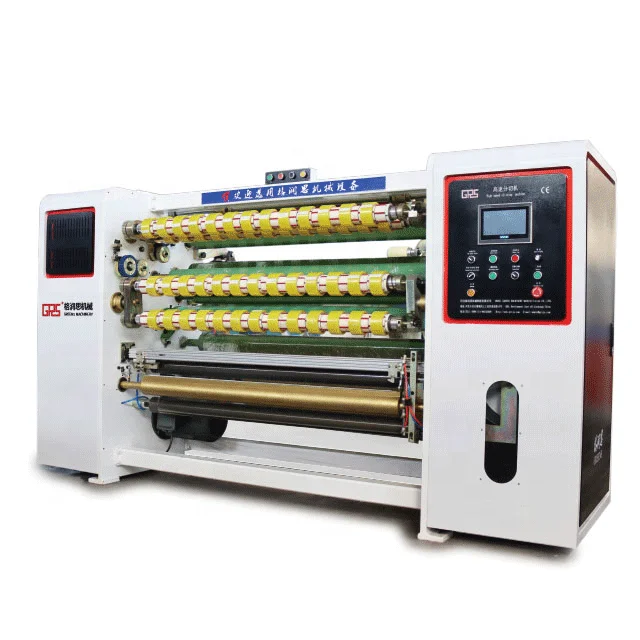 Adhesive BOPP cello tape machine packaging tape slitting machine