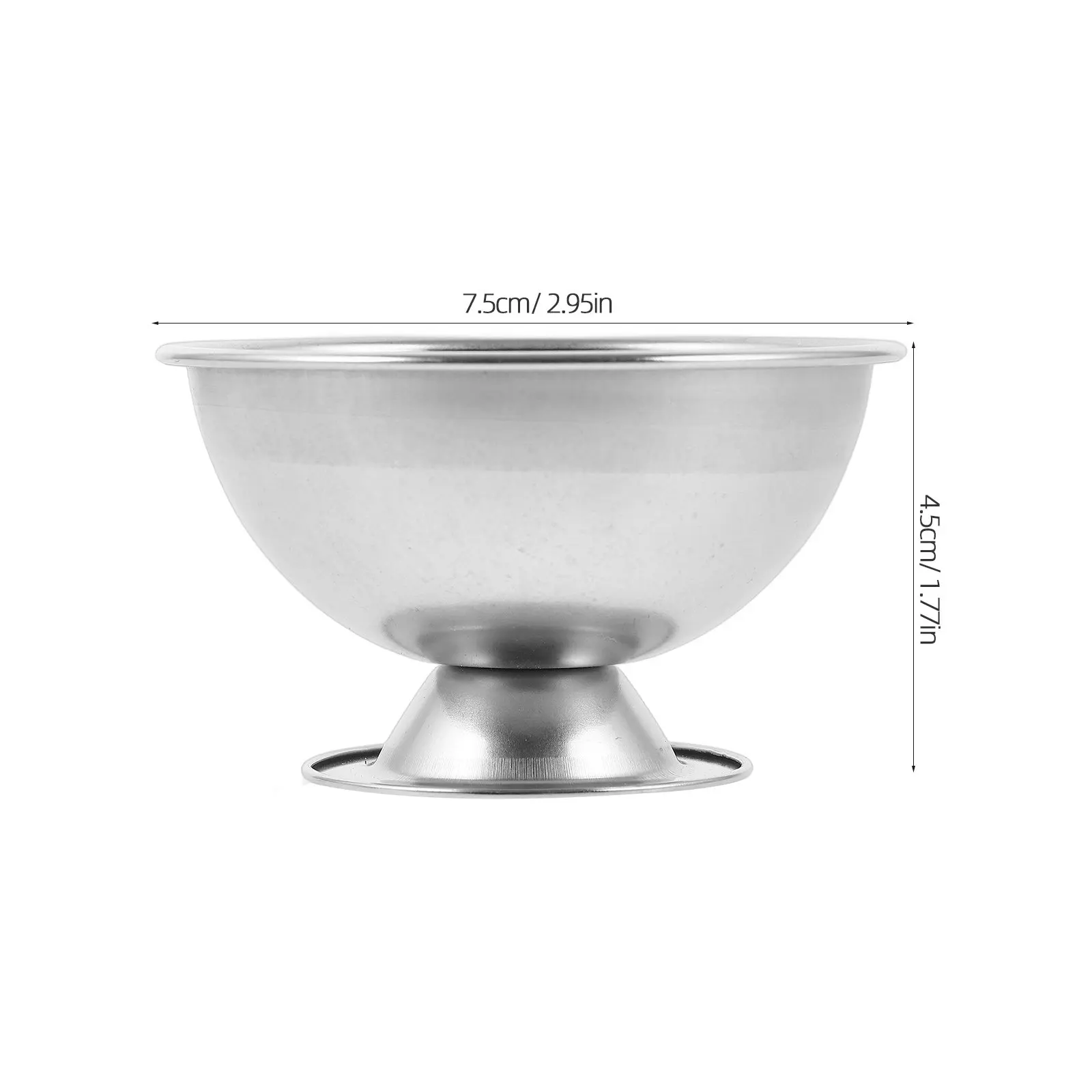 Alumn Cup Stainless Steel Lightweight Melting Bowl Boiling Cup Odor Removal Mixing Metal Container for Jewelry Making Metal Alum view 6