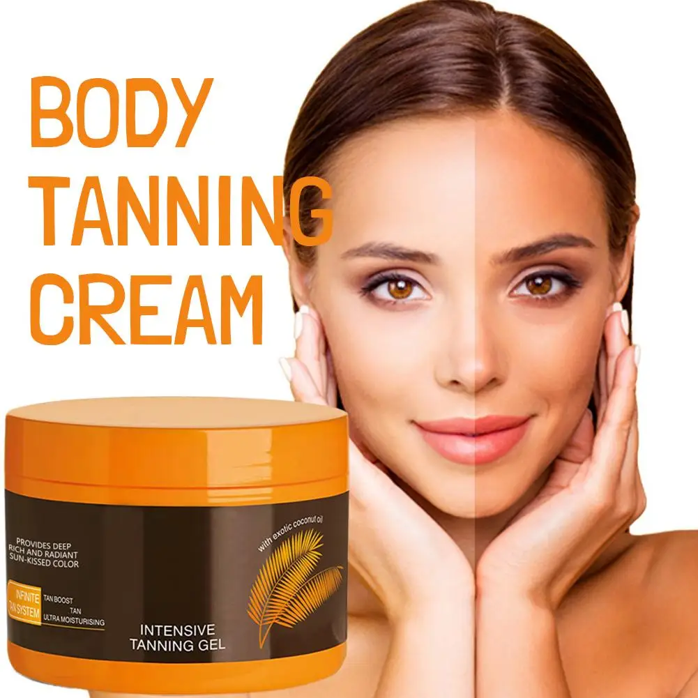 

Intensive Tanning Gel Accelerator Bronzing Solarium Sunbeds Summer Persistent Repair Moisturizing Face Body Self Tanner Cream