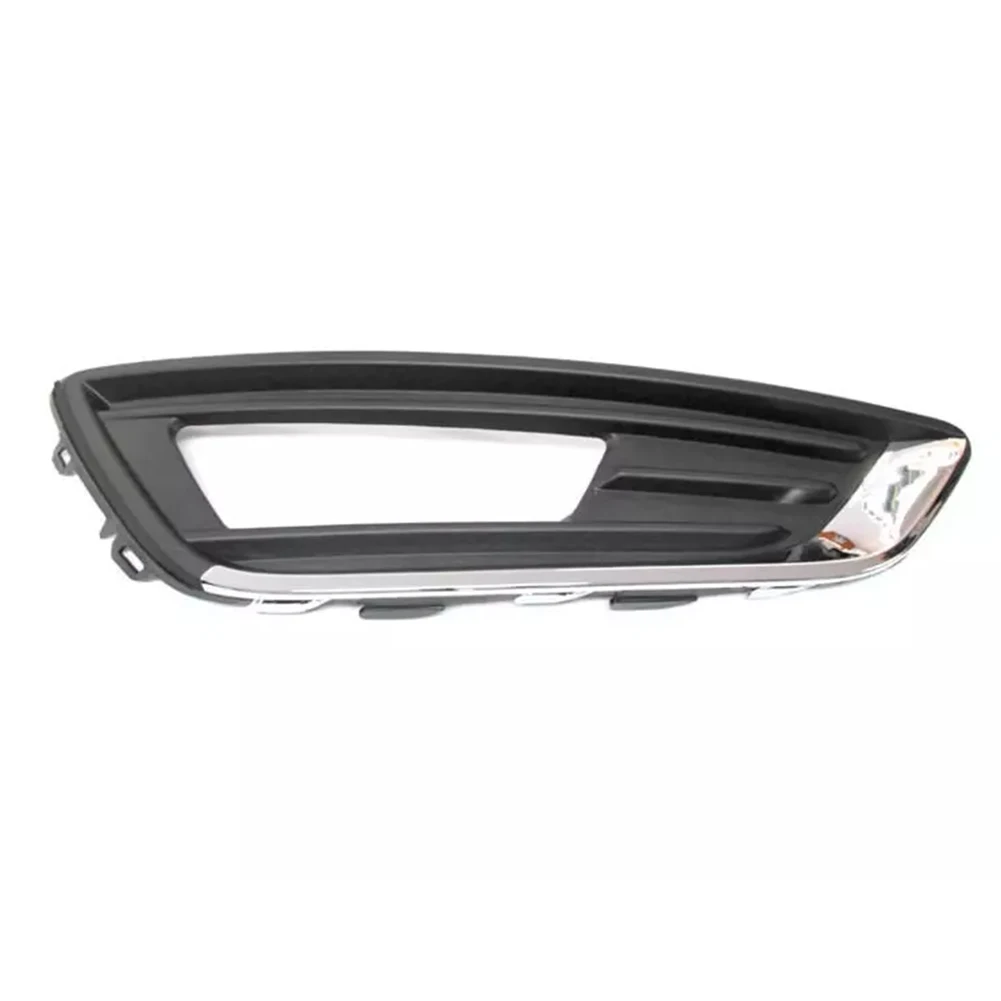Front Left Fog Light Cover for Ford For focus 2014+ Black ABS Material Quick and Easy Replacement Installation