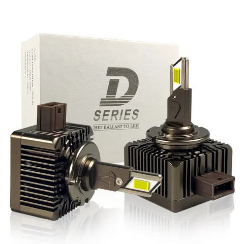 자동차 조명용 자동 LED 전조등 전구, 플러그 앤 플레이, D 시리즈, 12V, 24V, 130000LM, D1S, D3S, D2S, D2R, D4S, D4R, D5S Canbus, 6000K