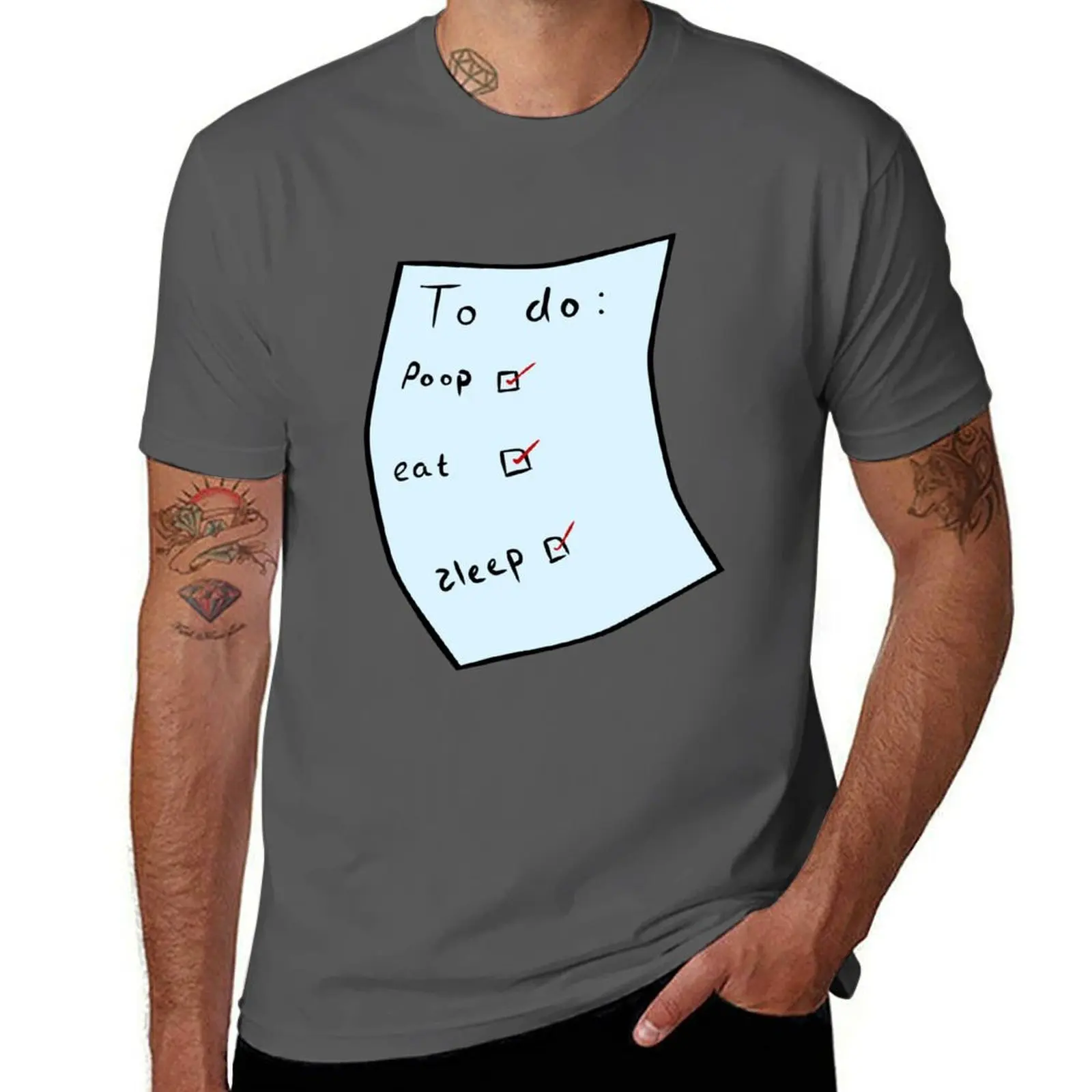 

Baby to do list T-Shirt men t shirt cotton 100% t shirts with prints t shirt man plain T-Shirt