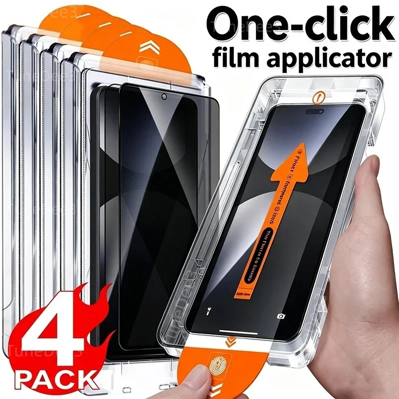 Easy Install Privacy Screen Protector For Samsung A57 A56 5G A18 A16 A37 A27 A17 A55 A54 A73 A36 A07 Dust Free Tempered Glass 18