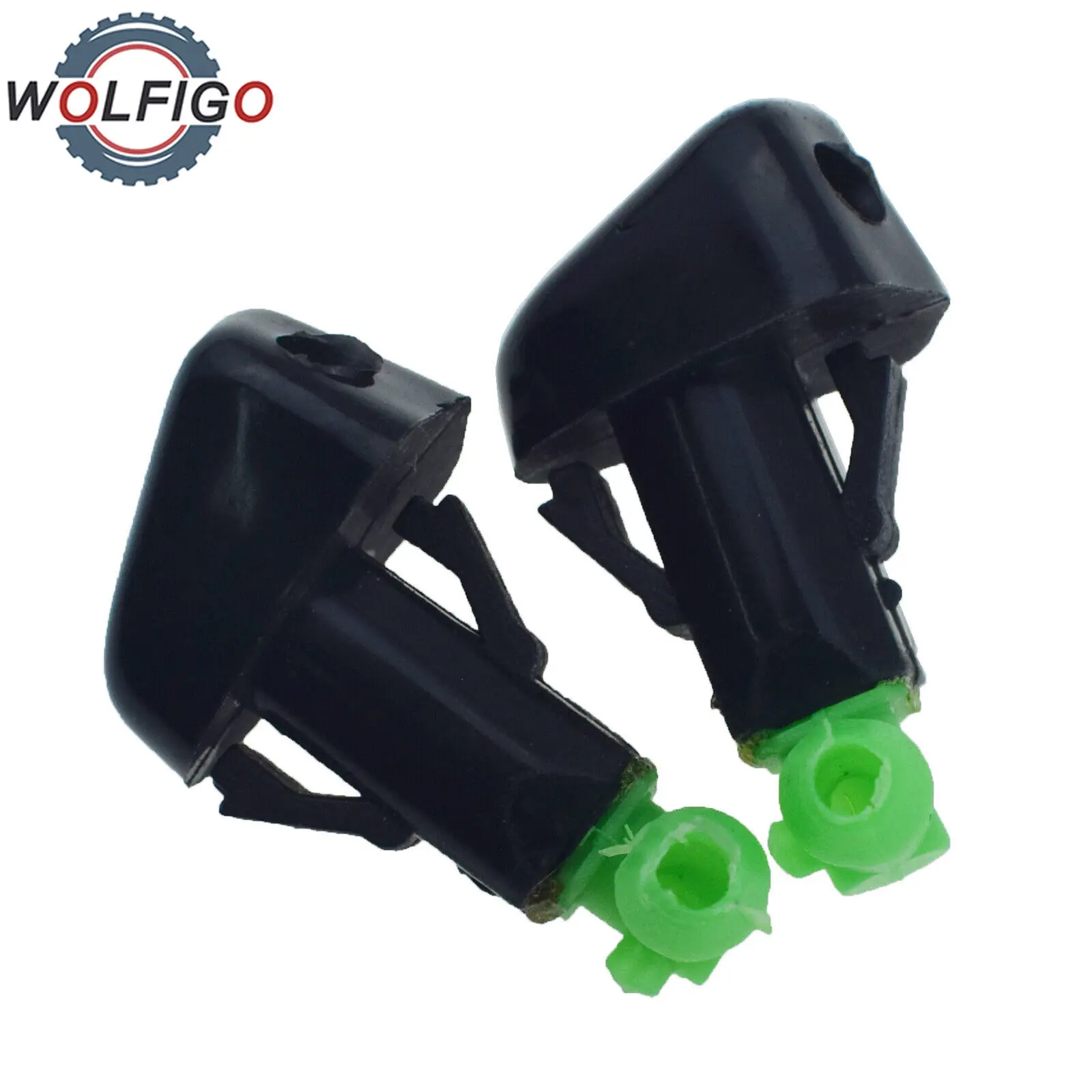 Windshield Washer Hood Nozzle Set Fit for Aacura Integra Honda Civic del Sol CRX Accord CRX Prelude 76810-SR0-004 76815-SR0-004