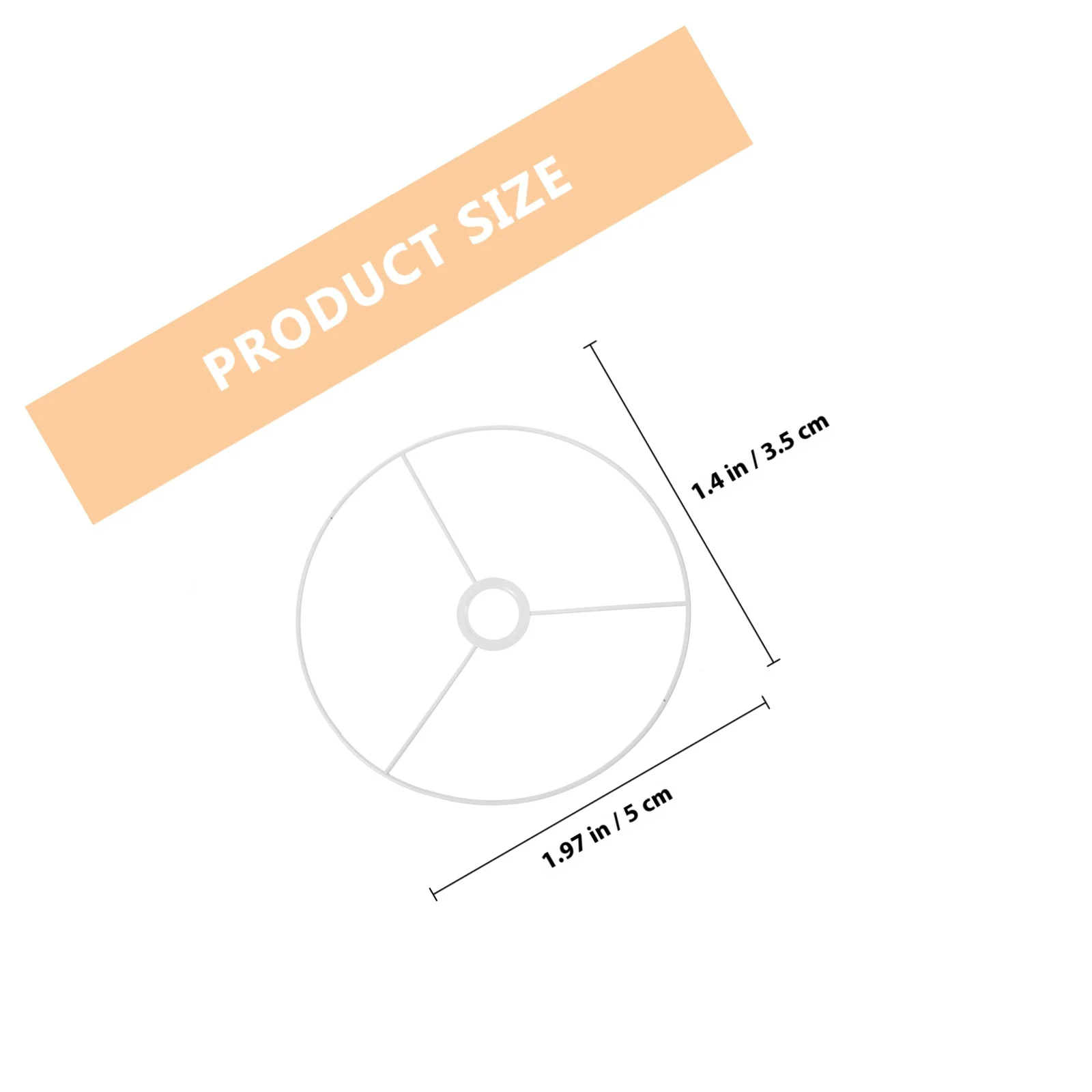 عاكس الضوء حلقة 30 سنتيمتر إطار معدني مستدير دعم الحديد دائم إصلاح سهلة لأضواء قلادة الثريات مصابيح أرضية سلك خمر