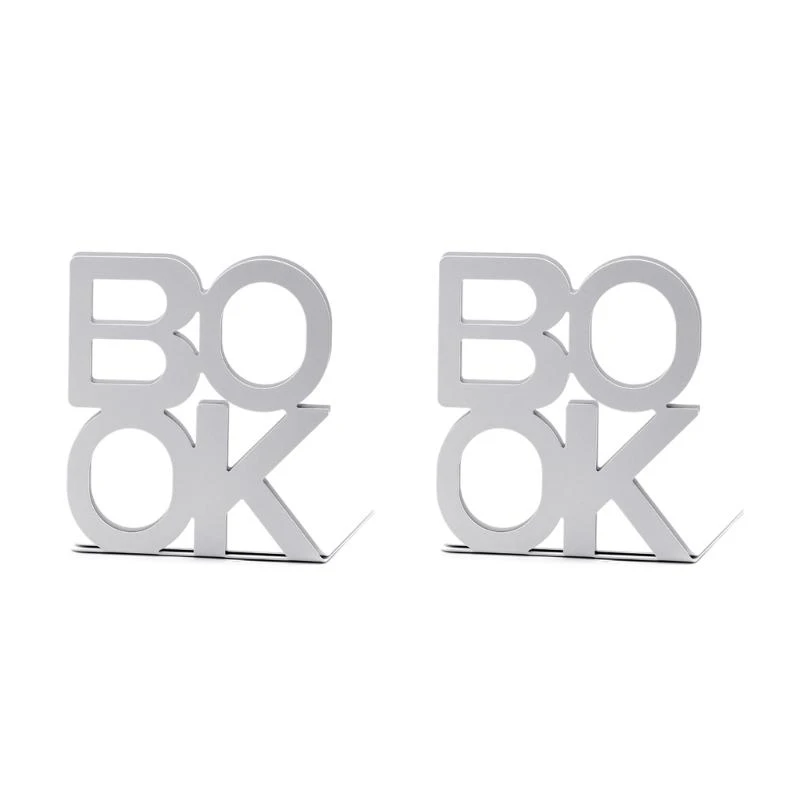 Book Ends, Booken HEAVE DOUDE BOEK END HOUDER VOOR DELVEN, METAL BOEK STOPPER
