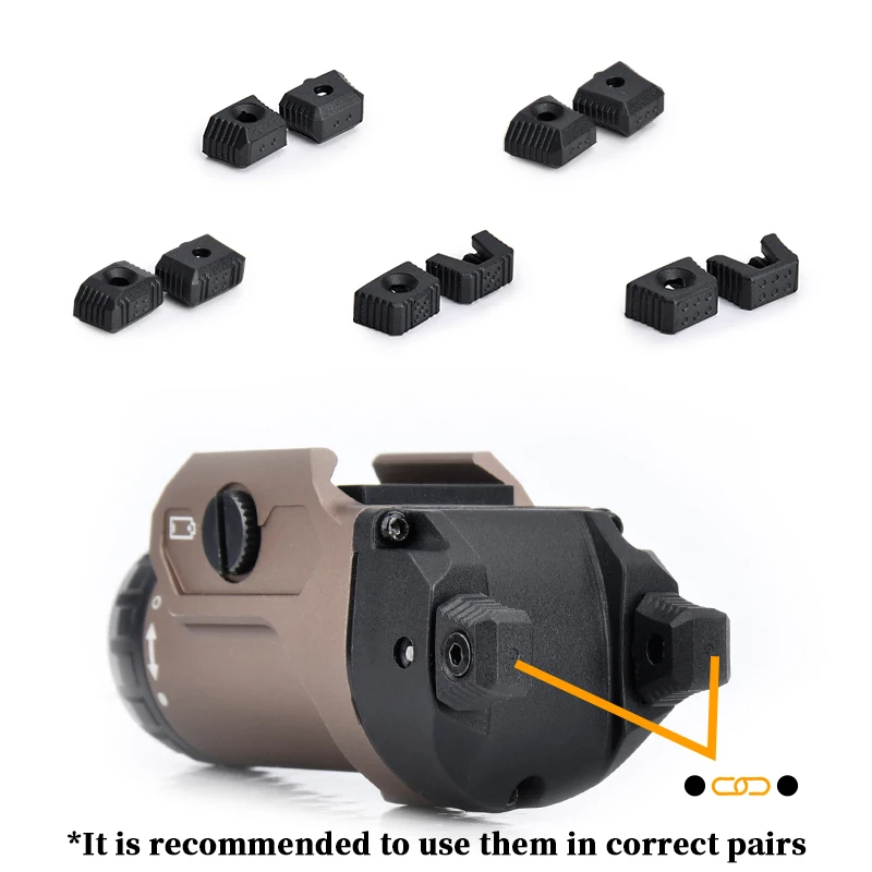 Linterna táctica FOXTROT2R Universal de 700 lúmenes, luz de pistola FOXTROT multifuncional para prevención de salpicaduras de lluvia al aire libre