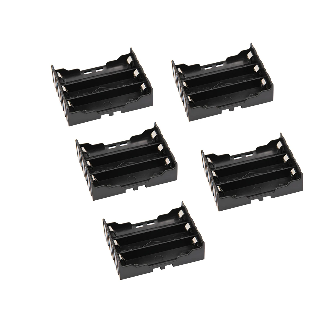 New Black DIY 1/2/3/4 Section Plastic Battery Case Holder Storage Box For 18650 Rechargeable Battery 3.7V DIY