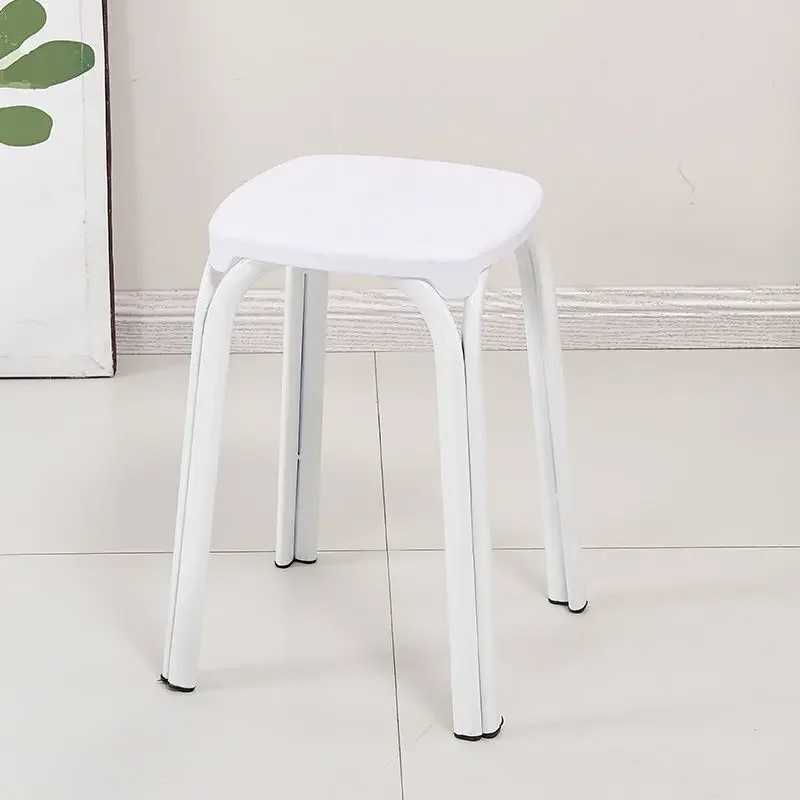 2PCS Economic Plastic Stool Minimalist Chairs Multifunction Stool Living Room Relaxing Aesthetic Sgabello Cucina Home Furniture