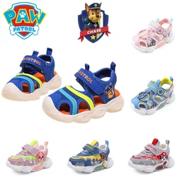 Paw Patrol sandali estivi neonate ragazzi scarpe basse antiscivolo bambini sandali con suola morbida pantofole da cartone animato scarpe da giardino per bambini