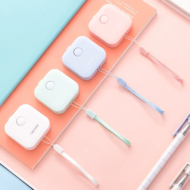 1.5M/60inch Mini Tape Measure Double Scale Measuring Waist Bust Leather Tape Measure Clothes Measuring Tape Telescopic Ruler