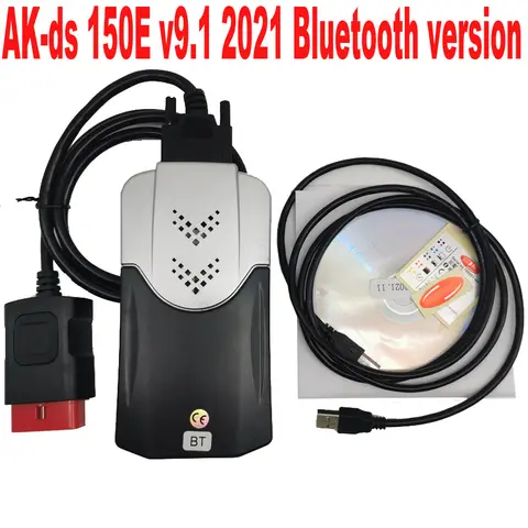 2021.11 AK DS150E With Bluetooth free Keygen For Delp DS150E V9.1 auto com OBD2 Cars Trucks OBD II Scanner Diagnostic tools