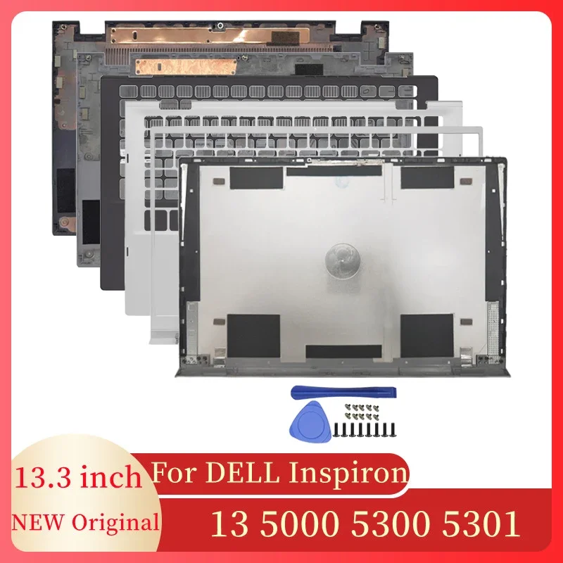 NEW For DELL Inspiron 13 5000 5300 5301 Notebook Screen LCD Back Cover/Front Bezel/Palmrest/Bottom Case Laptop Accessories