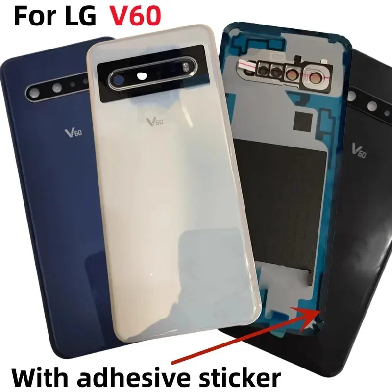 Glass battery back cover case for LG V60 ThinQ 5G lgv60thinq LM-V600 phone rear housing