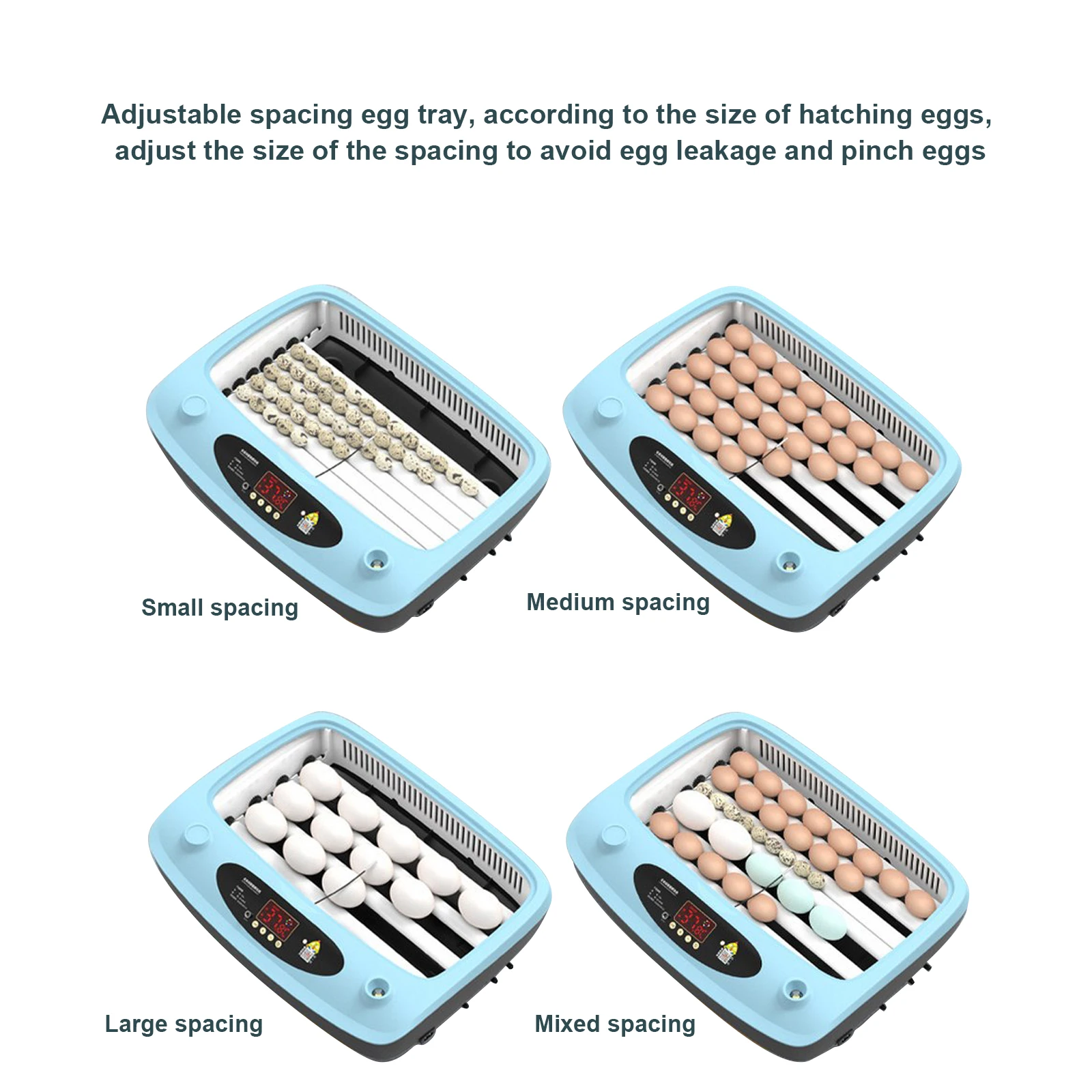 9-36 Egg Incubator Automatic Household Smart Chick Incubator Small and Medium-sized Goose Chicken Quail Incubator Egg Incubator