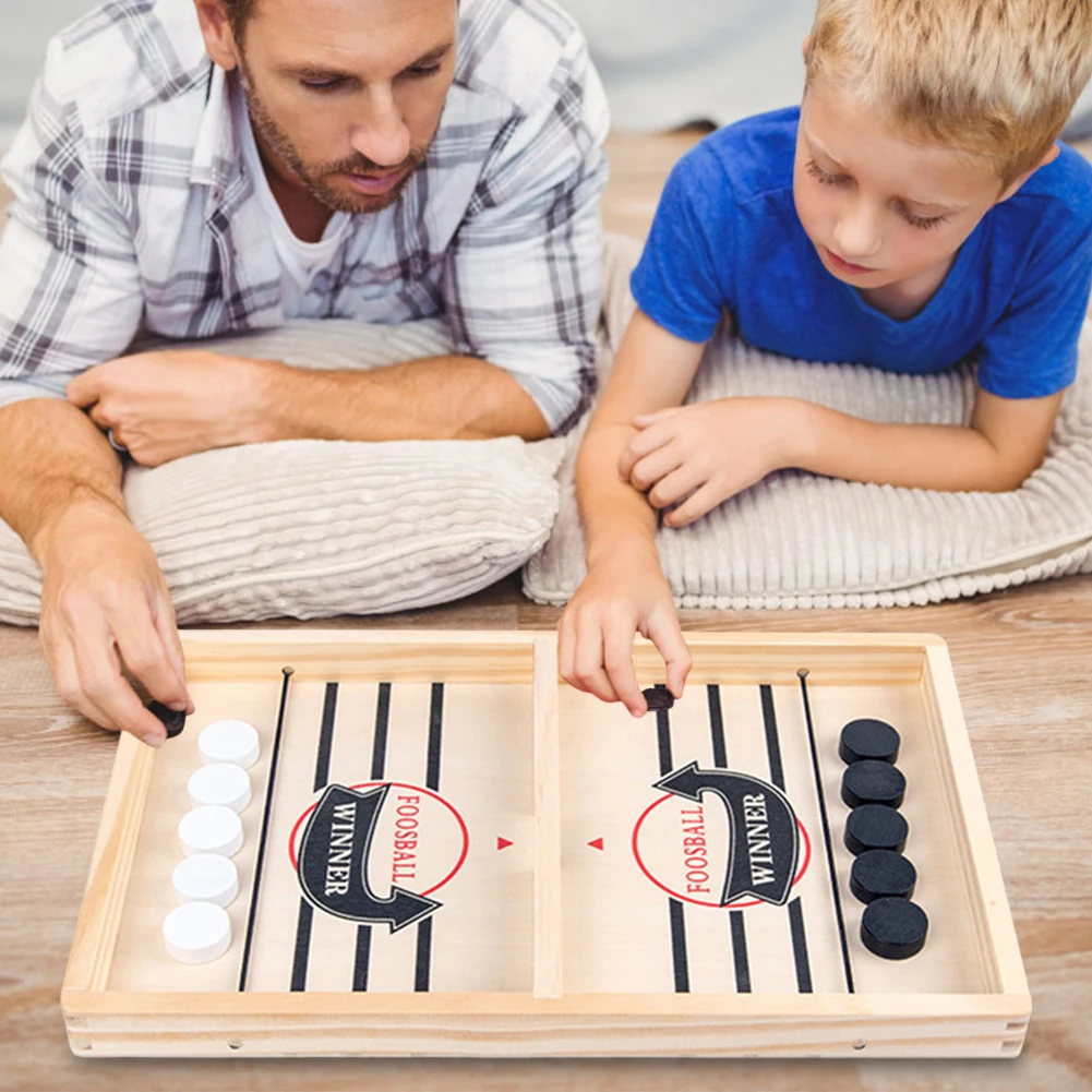 Sling Puck Board Game Toys Foosball Winner Games Table Hockey Game Catapult Chess Parent-child Interactive Toy Fast For Children